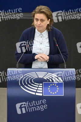 Plenartagung zum Bericht des Weltklimarats im EU-Parlament in Straßburg