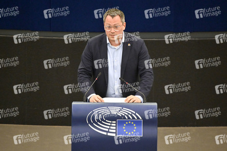 Plenartagung zum Bericht des Weltklimarats im EU-Parlament in Straßburg