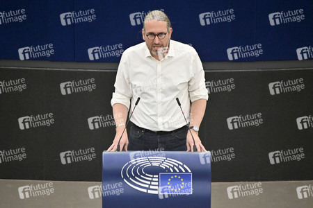 Plenartagung zum Bericht des Weltklimarats im EU-Parlament in Straßburg