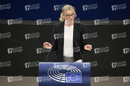 Plenartagung zum Bericht des Weltklimarats im EU-Parlament in Straßburg