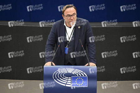 Plenartagung zum Bericht des Weltklimarats im EU-Parlament in Straßburg