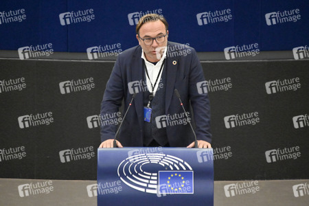 Plenartagung zum Bericht des Weltklimarats im EU-Parlament in Straßburg