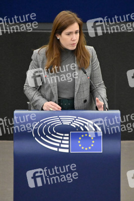 Plenartagung zum Bericht des Weltklimarats im EU-Parlament in Straßburg