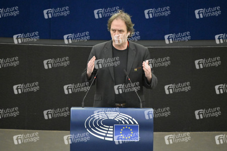 Plenartagung zum Bericht des Weltklimarats im EU-Parlament in Straßburg