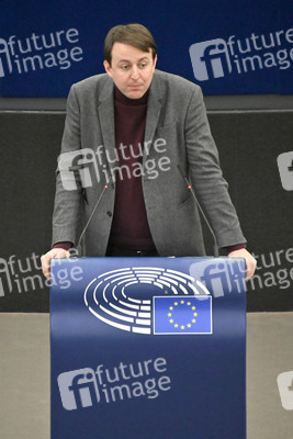 Plenartagung zum Bericht des Weltklimarats im EU-Parlament in Straßburg