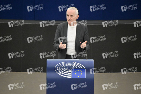 Plenartagung zum Bericht des Weltklimarats im EU-Parlament in Straßburg