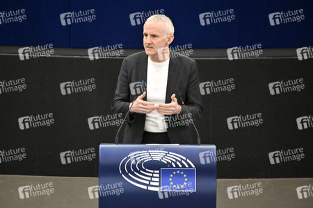 Plenartagung zum Bericht des Weltklimarats im EU-Parlament in Straßburg