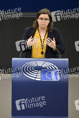 Plenartagung zum Bericht des Weltklimarats im EU-Parlament in Straßburg