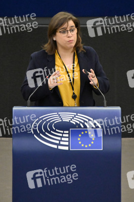 Plenartagung zum Bericht des Weltklimarats im EU-Parlament in Straßburg