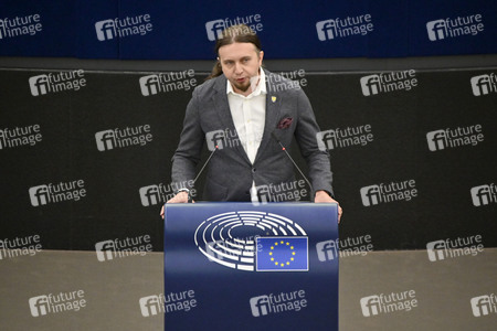 Plenartagung zum Bericht des Weltklimarats im EU-Parlament in Straßburg