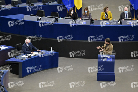 Plenartagung zum Bericht des Weltklimarats im EU-Parlament in Straßburg