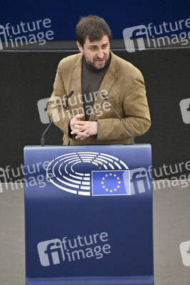 Plenartagung zum Bericht des Weltklimarats im EU-Parlament in Straßburg