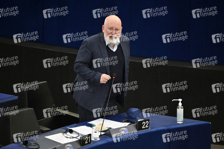 Plenartagung zum Bericht des Weltklimarats im EU-Parlament in Straßburg