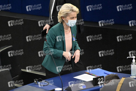 Fragestunde mit Ursula von der Leyen im EU-Parlament in Straßburg