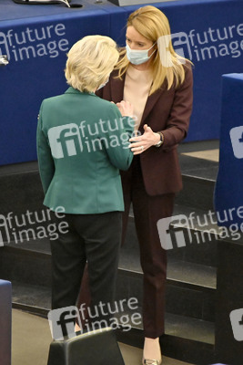 Fragestunde mit Ursula von der Leyen im EU-Parlament in Straßburg