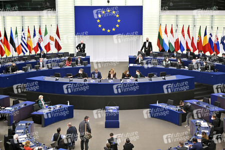 Fragestunde mit Ursula von der Leyen im EU-Parlament in Straßburg
