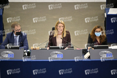 Fragestunde mit Ursula von der Leyen im EU-Parlament in Straßburg