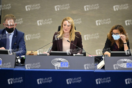 Fragestunde mit Ursula von der Leyen im EU-Parlament in Straßburg