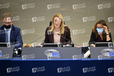 Fragestunde mit Ursula von der Leyen im EU-Parlament in Straßburg