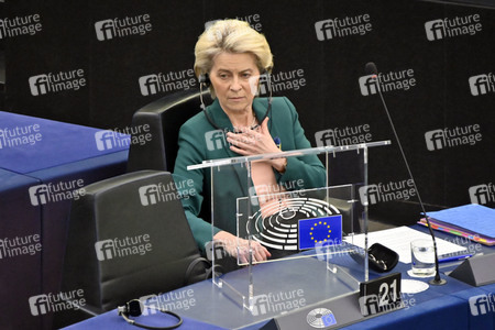 Fragestunde mit Ursula von der Leyen im EU-Parlament in Straßburg