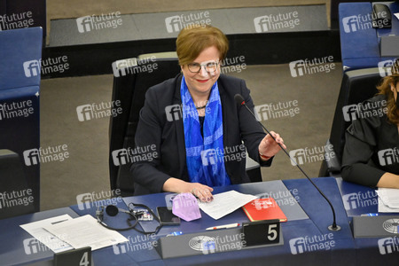 Fragestunde mit Ursula von der Leyen im EU-Parlament in Straßburg
