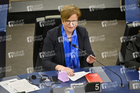 Fragestunde mit Ursula von der Leyen im EU-Parlament in Straßburg