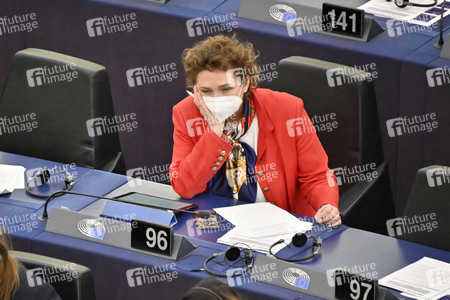Fragestunde mit Ursula von der Leyen im EU-Parlament in Straßburg