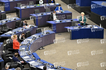 Fragestunde mit Ursula von der Leyen im EU-Parlament in Straßburg
