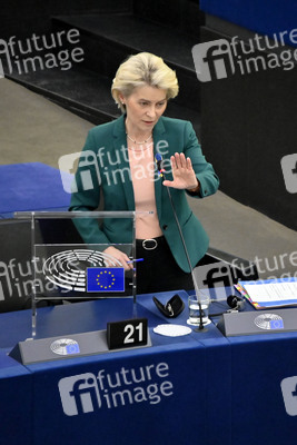 Fragestunde mit Ursula von der Leyen im EU-Parlament in Straßburg
