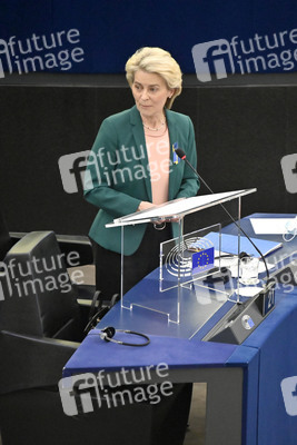 Fragestunde mit Ursula von der Leyen im EU-Parlament in Straßburg