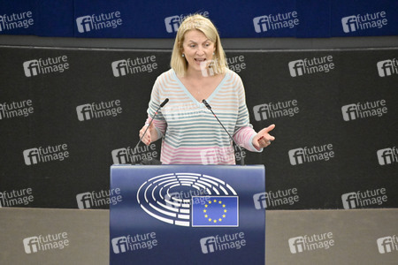 Plenartagung zur Mindestbesteuerungsrichtlinie im EU-Parlament in Straßburg