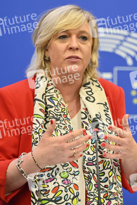 Pressebriefing der Fraktion Renew im EU-Parlament in Straßburg
