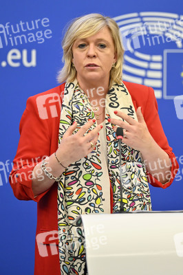 Pressebriefing der Fraktion Renew im EU-Parlament in Straßburg