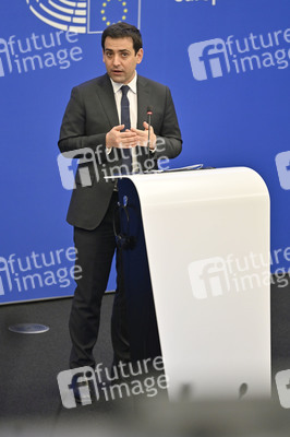 Pressebriefing der Fraktion Renew im EU-Parlament in Straßburg