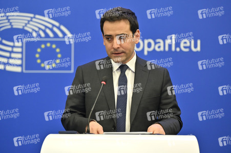 Pressebriefing der Fraktion Renew im EU-Parlament in Straßburg