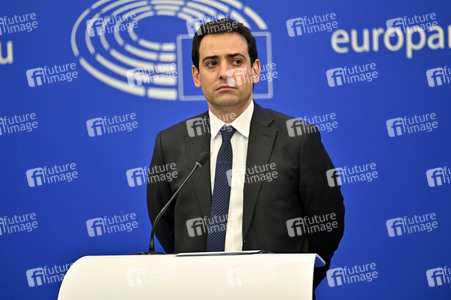 Pressebriefing der Fraktion Renew im EU-Parlament in Straßburg