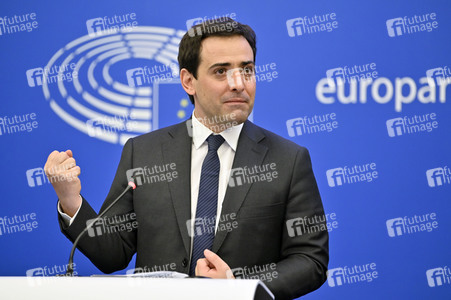 Pressebriefing der Fraktion Renew im EU-Parlament in Straßburg