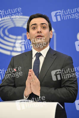 Pressebriefing der Fraktion Renew im EU-Parlament in Straßburg