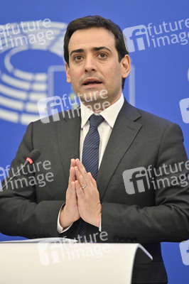 Pressebriefing der Fraktion Renew im EU-Parlament in Straßburg