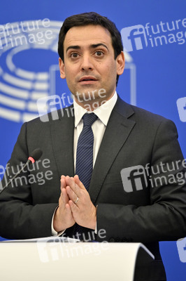 Pressebriefing der Fraktion Renew im EU-Parlament in Straßburg