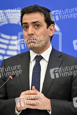 Pressebriefing der Fraktion Renew im EU-Parlament in Straßburg