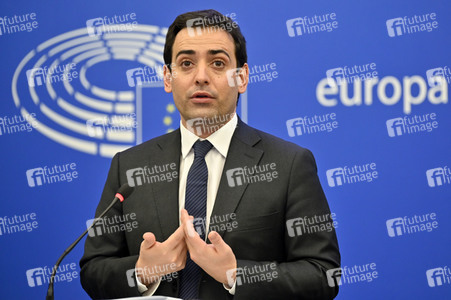 Pressebriefing der Fraktion Renew im EU-Parlament in Straßburg
