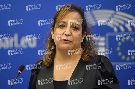 Pressebriefing der Fraktion S&D im EU-Parlament in Straßburg