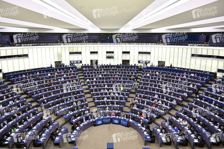 Symbolfoto Abstimmung im EU-Parlament in Straßburg