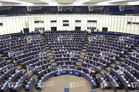 Symbolfoto Abstimmung im EU-Parlament in Straßburg