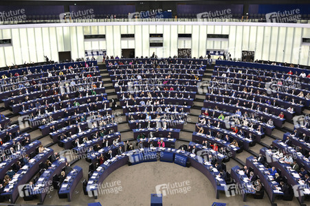 Symbolfoto Abstimmung im EU-Parlament in Straßburg