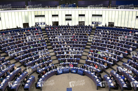 Symbolfoto Abstimmung im EU-Parlament in Straßburg