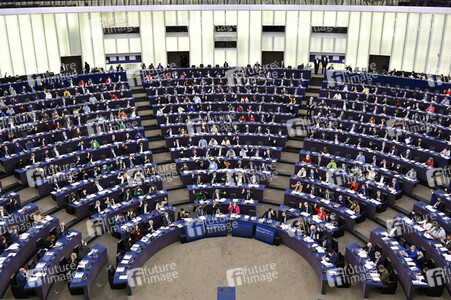 Symbolfoto Abstimmung im EU-Parlament in Straßburg