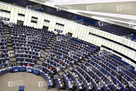 Symbolfoto Abstimmung im EU-Parlament in Straßburg