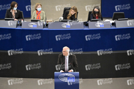 Plenartagung zum Ergebnis des EU-China-Gipfels im EU-Parlament in Straßburg